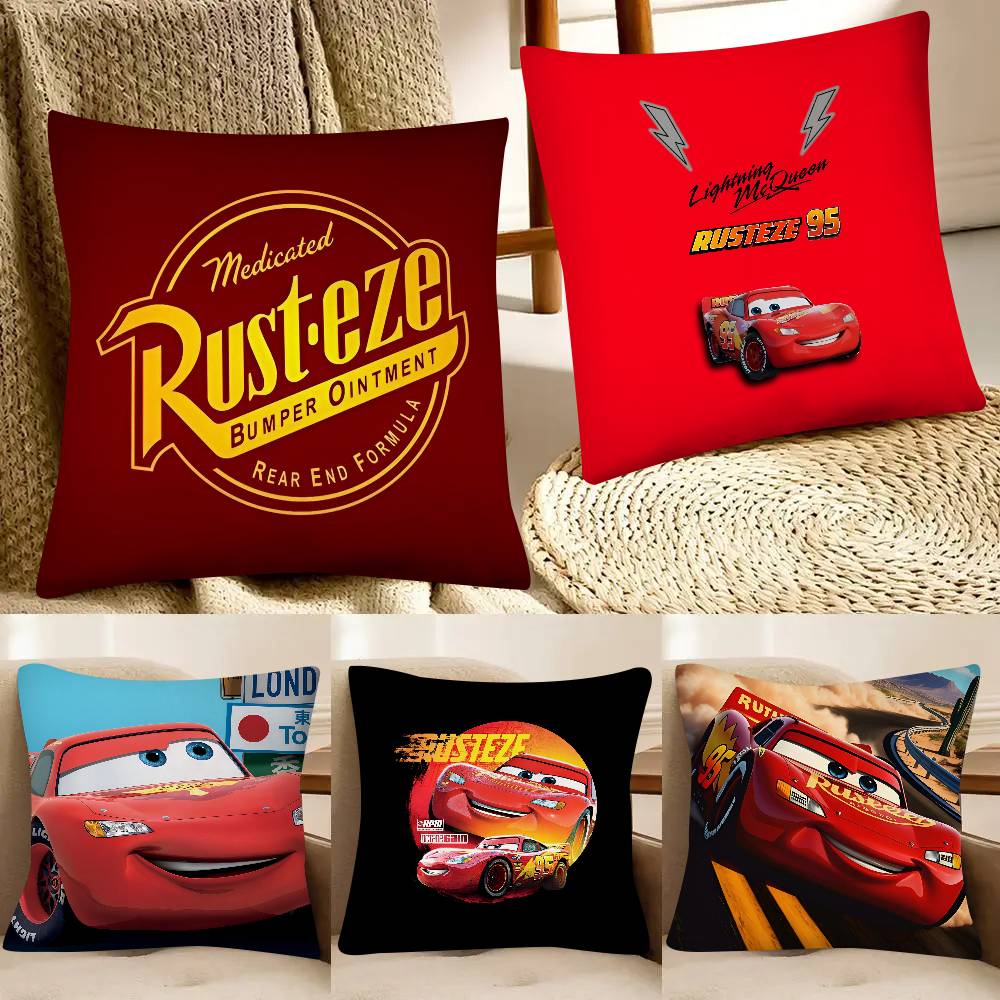 Lighting Mcqueen Decor - Poszewka na poduszkę z motywem Błyskawicy