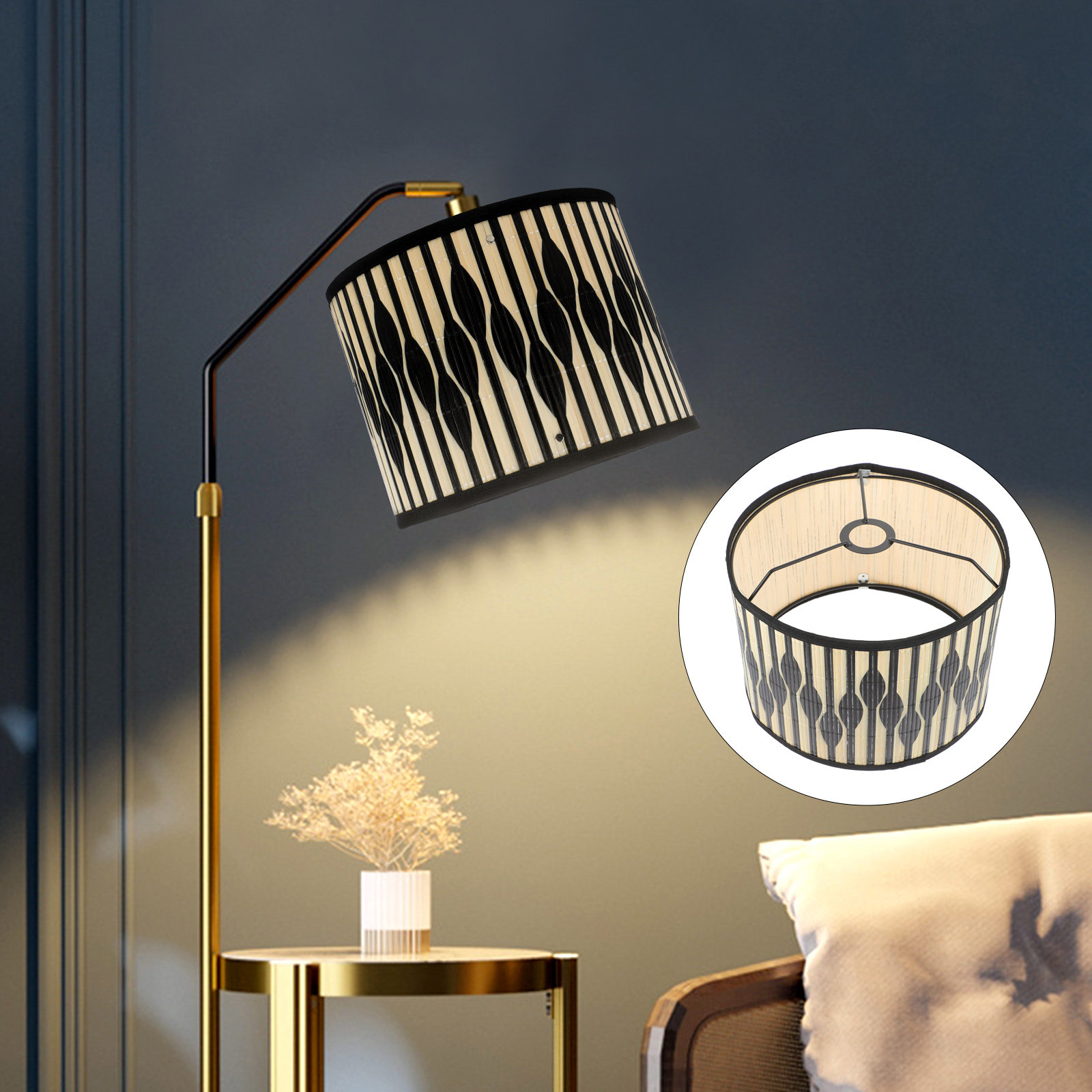 Geometric Lamp Shade - Lekka, geometryczna, wyrafinowana abażurowa osłona, zamiennik