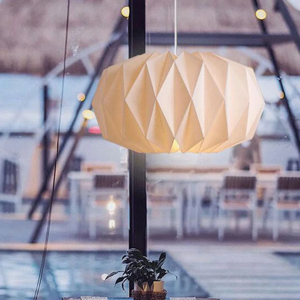 Geometric Lamp Shade - Papierowy klosz do latarni w stylu