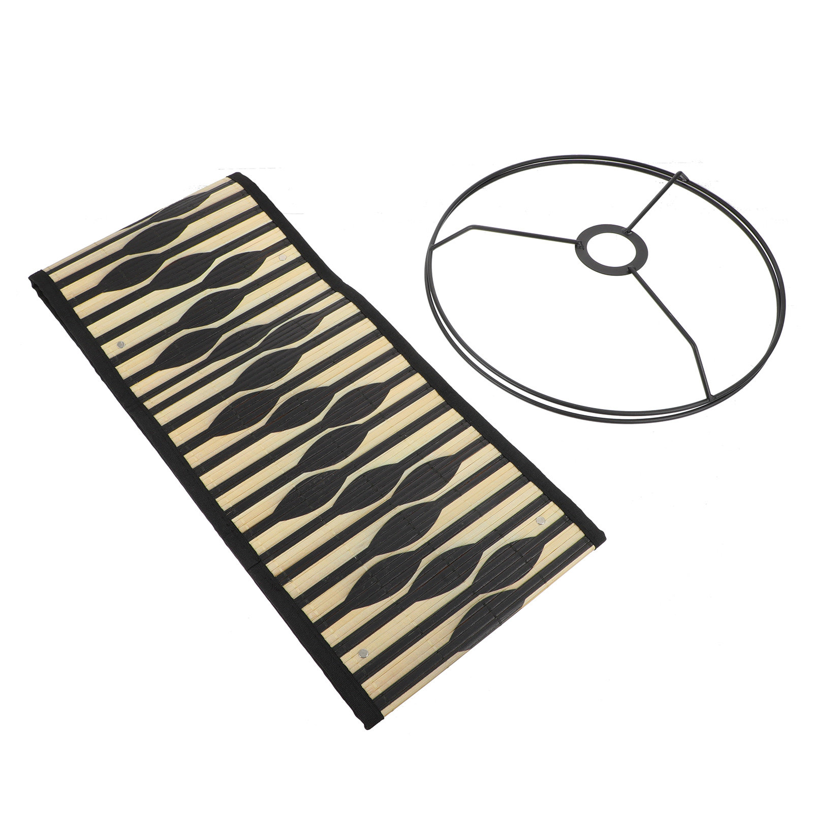Geometric Lamp Shade - Geometryczny abażur z bambusa, dekoracyjny element