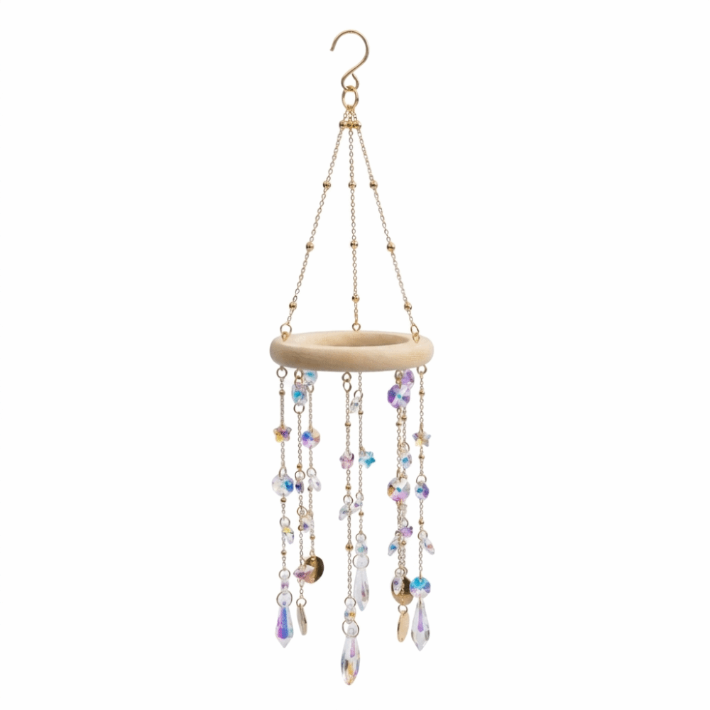Outdoor Lighting Decor Ideas - Pomysł na prezent: Wiszący kryształowy łapacz