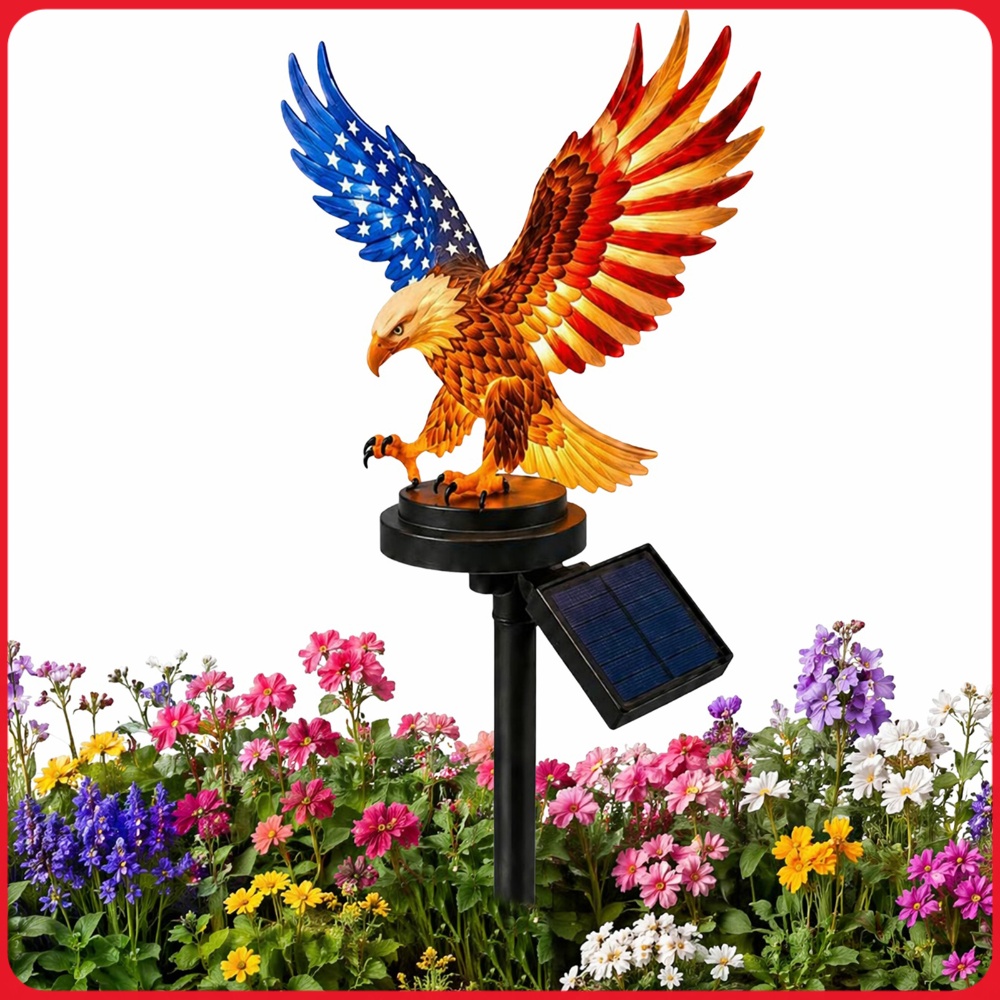 Yard Lighting Decor - Wodoodporne solarne lampy w kształcie orła,