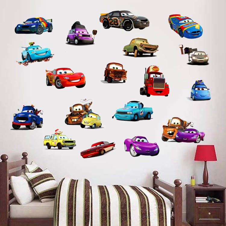 Lighting Mcqueen Decor - Samochody 3 naklejka ścienna z filmem