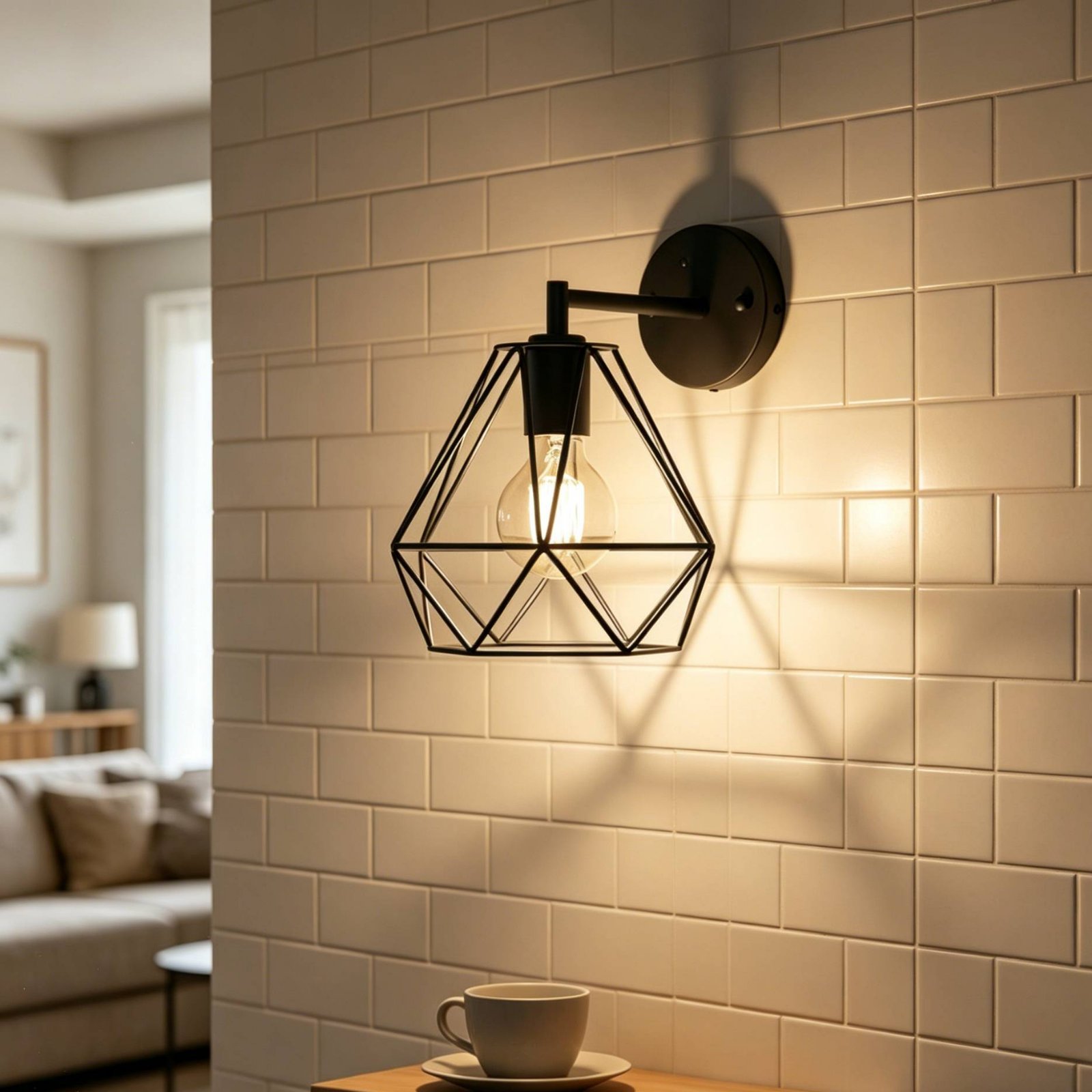 Abażur w kształcie rombu, mini – Geometric Lamp Shade recenzja i cena