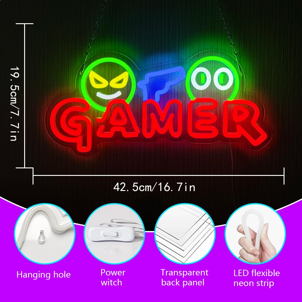 Neonowy Znak LED dla Graczy, K – Lighting Decor For Wedding recenzja i cena