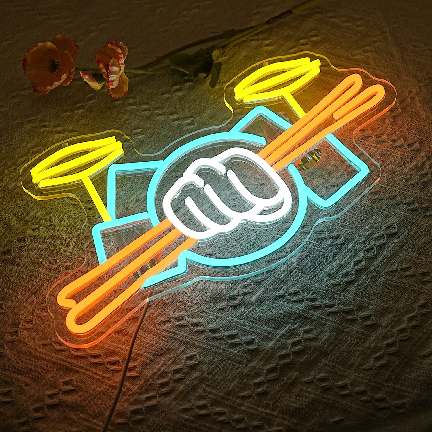 Neonowy Znak Zestawu Perkusyjn – Lighting Decor Ideas recenzja i cena