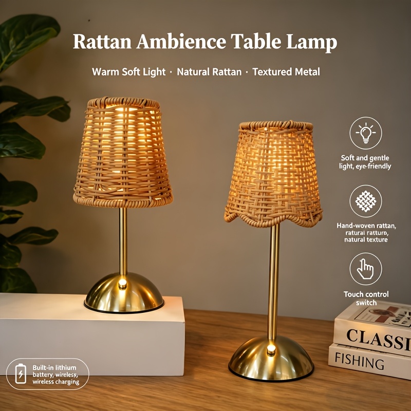 Bohemiczna tkana lampa stołowa – Touch Dimmer Lamp recenzja i cena