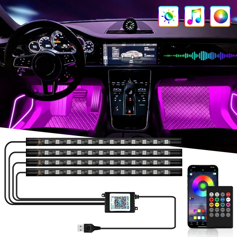 Uniwersalne 48 LED USB samocho – Lighting Bolt Decor recenzja i cena