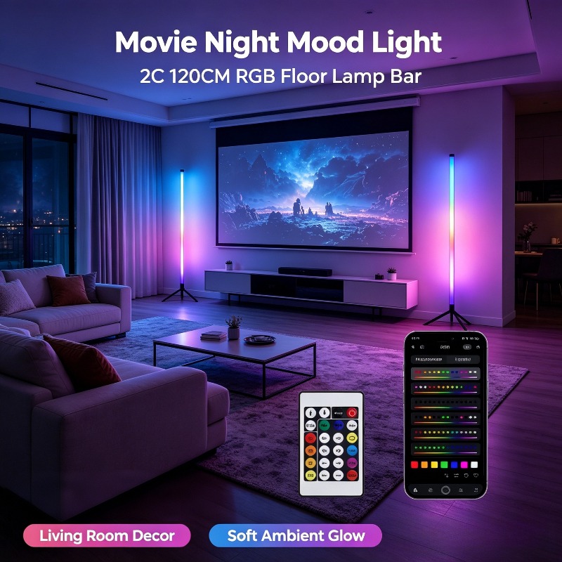 2 sztuki narożnych lamp podłog – Ambient Lighting Decor For Room recenzja i cena