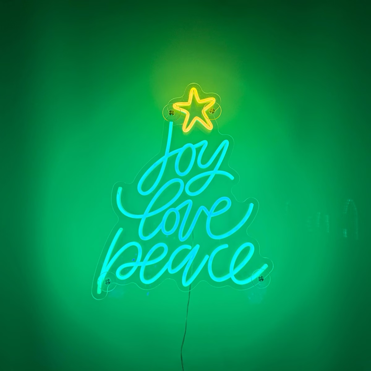 Neonowa tabliczka „Radość, Mił – Outdoor Lighting Decor Ideas recenzja i cena