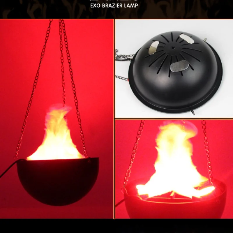 Lampa 3D z efektem płomienia,  – Lighting Decor Ideas recenzja i cena