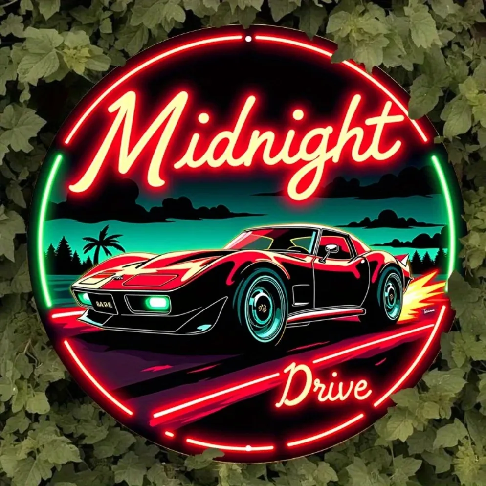 Vintage Neon Car Sign Midnight – Lighting Decor Ideas recenzja i cena