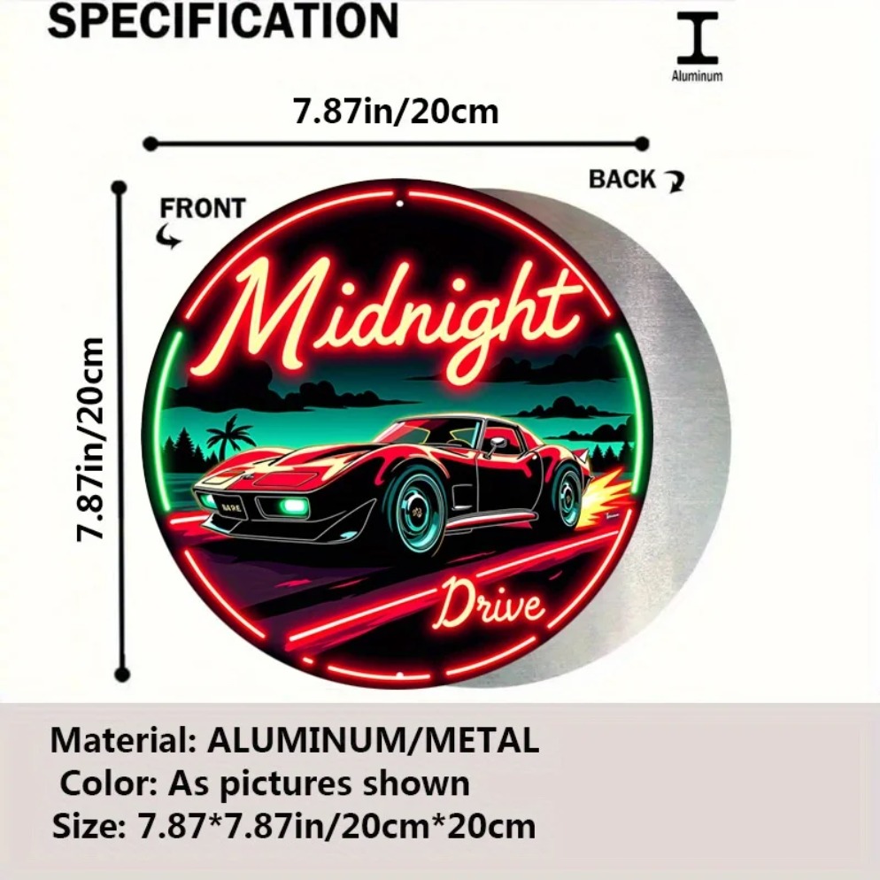 Vintage Neon Car Sign Midnight – Lighting Decor Ideas recenzja i cena