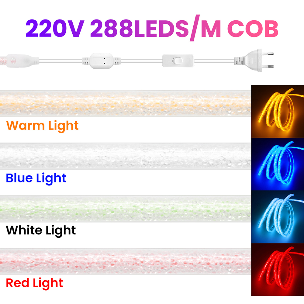 Kryształowy neonowy pasek COB, – Decor Lighting Uk recenzja i cena