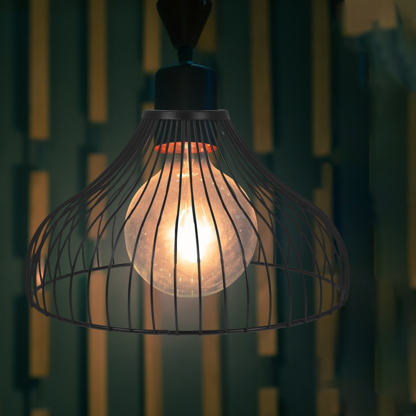 Elegancki otwarty metalowy klo – Geometric Lamp Shade recenzja i cena