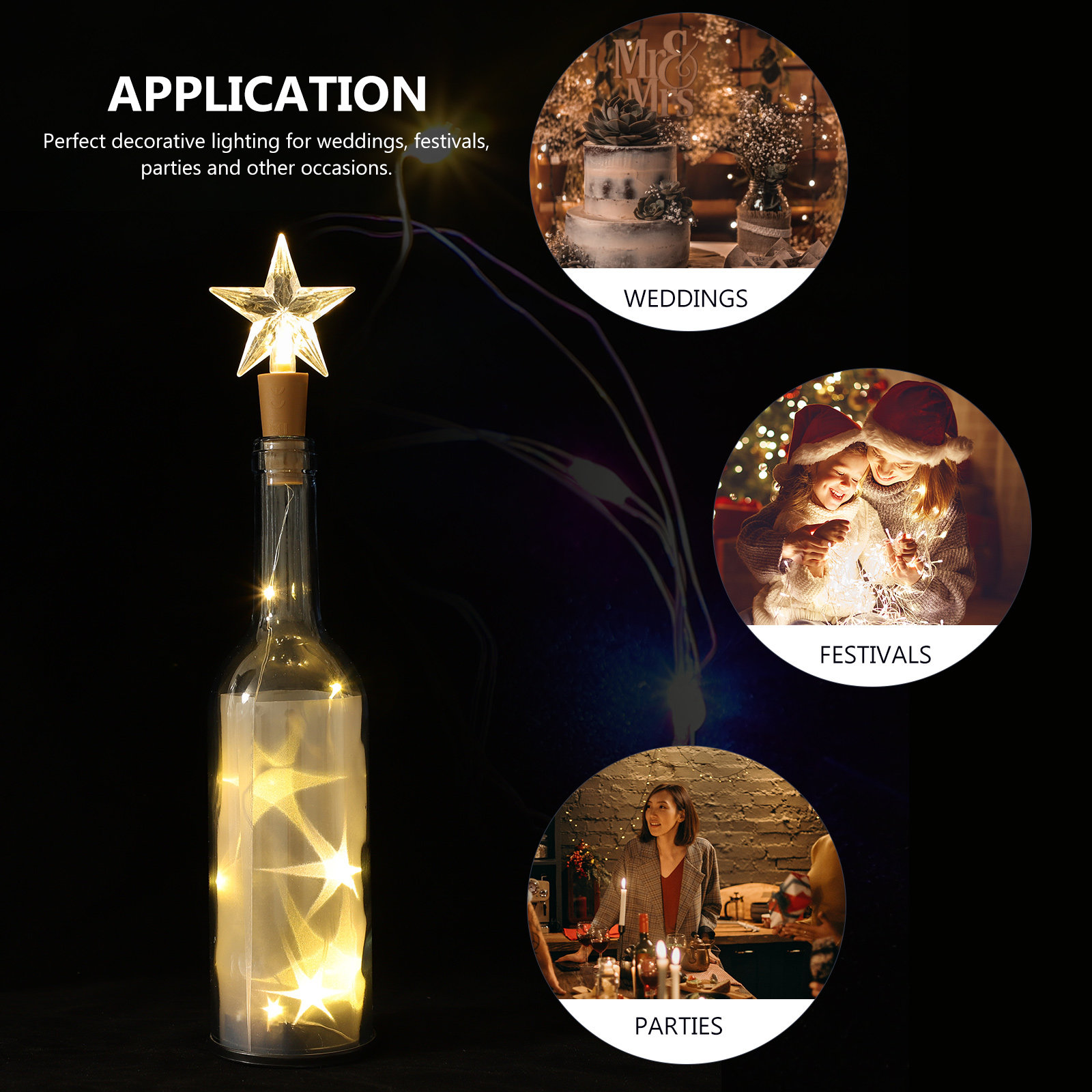 2 szt. zestawu lamp LED z kork – Decor Lighting Cork recenzja i cena