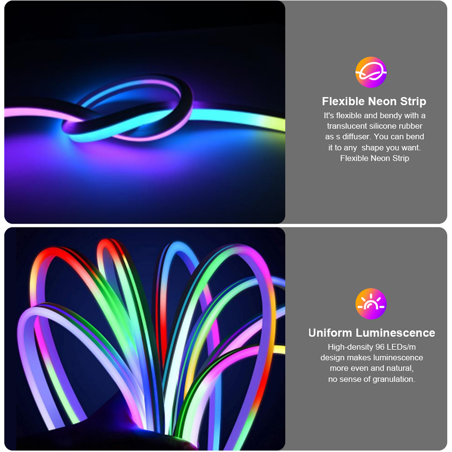Taśma LED Neon RGBIC 12V, 84 d – Decor Lighting Uk recenzja i cena