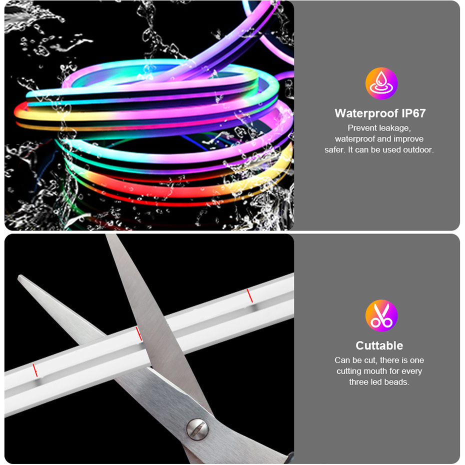 Taśma LED Neon RGBIC 12V, 84 d – Decor Lighting Uk recenzja i cena