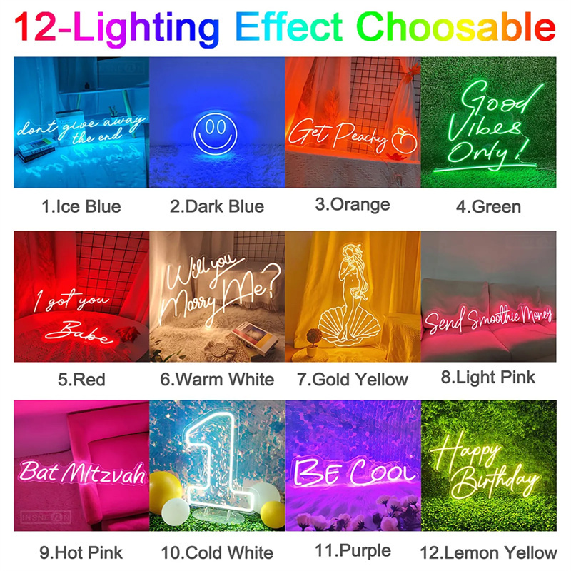 Niestandardowe neonowe znaki L – Lighting Decor Ideas recenzja i cena