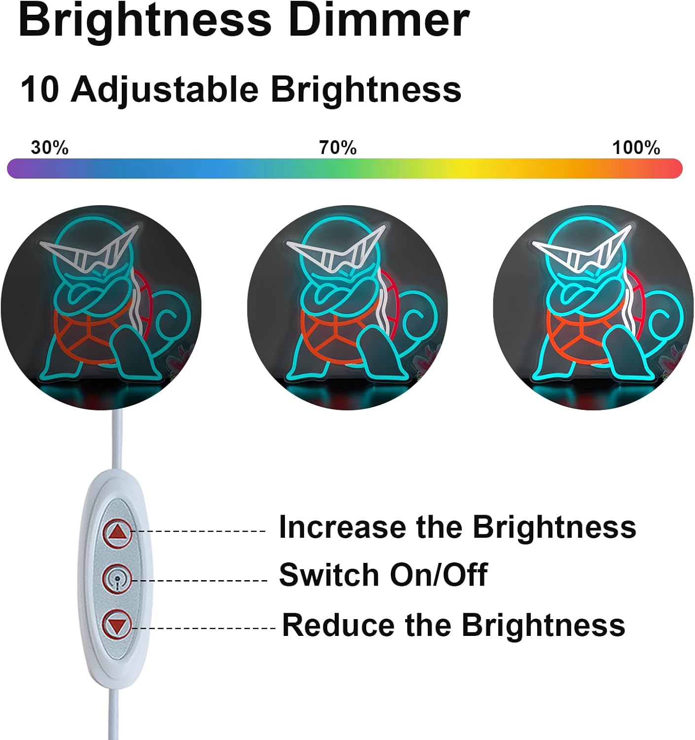 Neonowy Znak LED Pokemon Squir – Lighting Decor For Diwali recenzja i cena