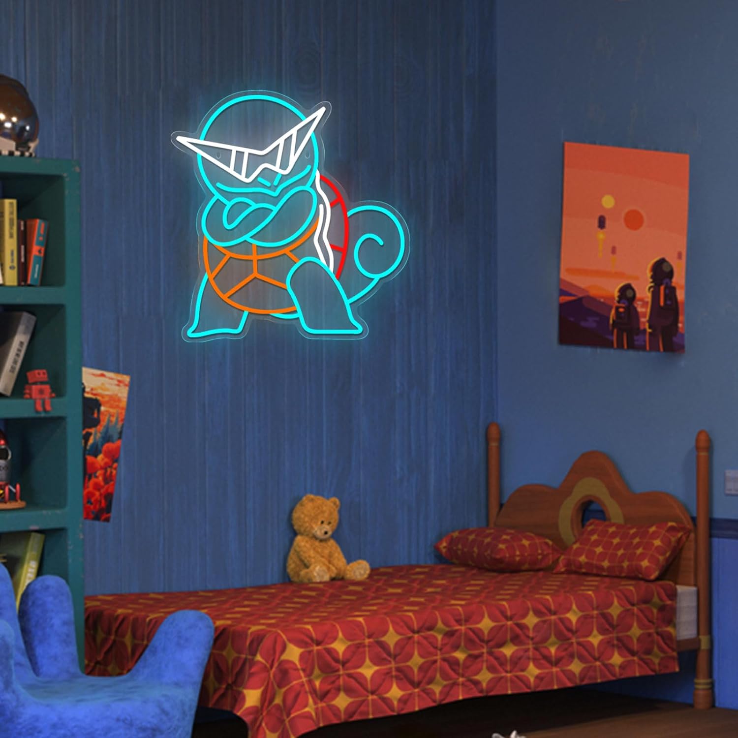 Neonowy Znak LED Pokemon Squir – Lighting Decor For Diwali recenzja i cena