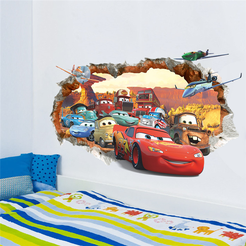 Samochody 3 naklejka ścienna z – Lighting Mcqueen Decor recenzja i cena