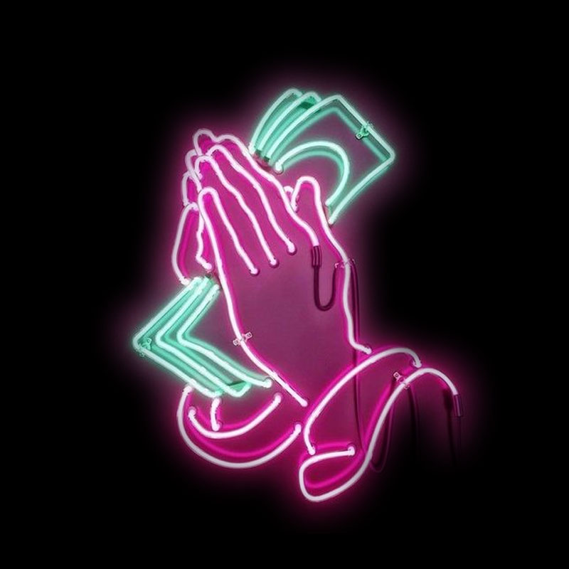 Neonowe Ręce Modlące Się Neono – Outdoor Lighting Decor Ideas recenzja i cena
