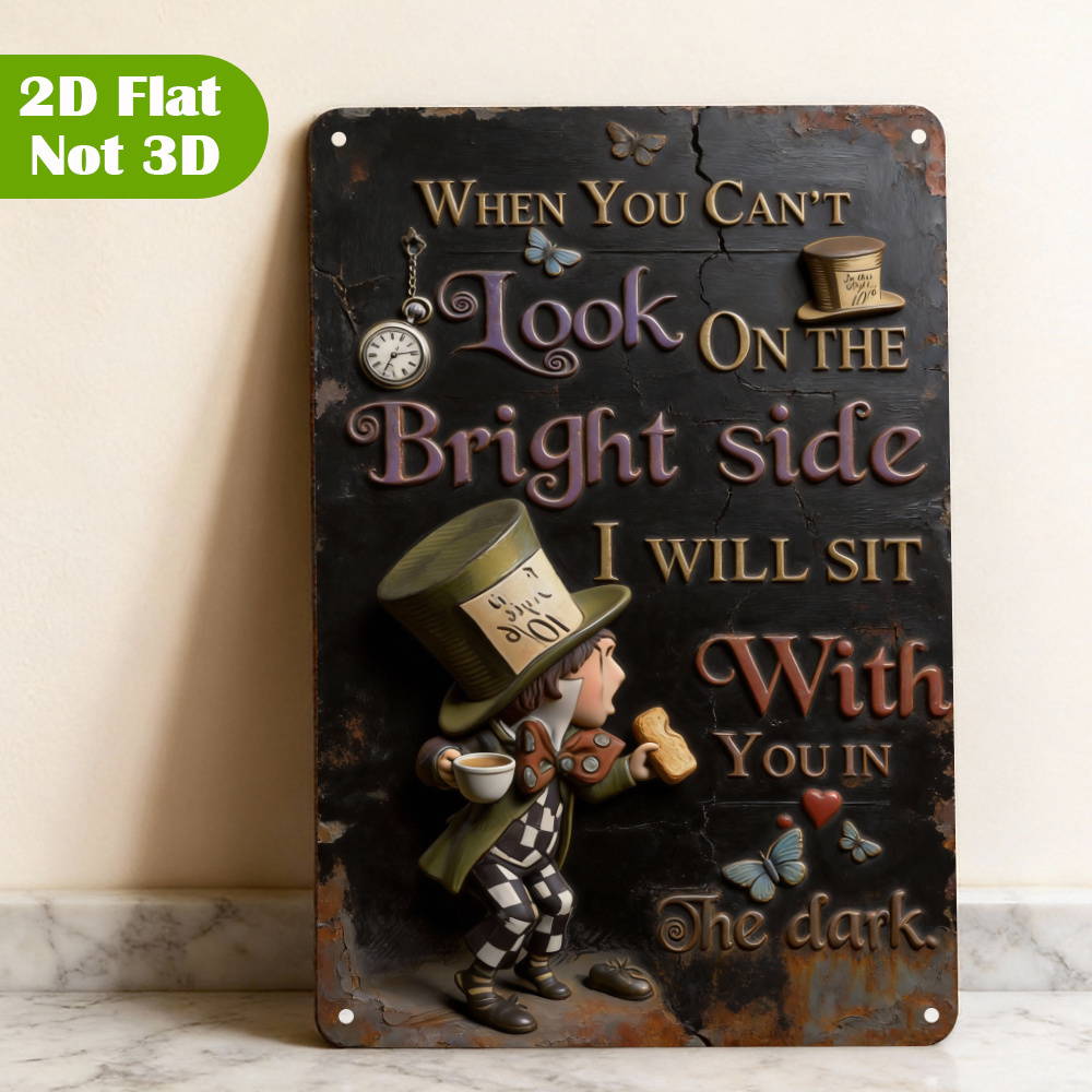 Metalowa tabliczka z cytatem z – Lighting Decor Ideas recenzja i cena