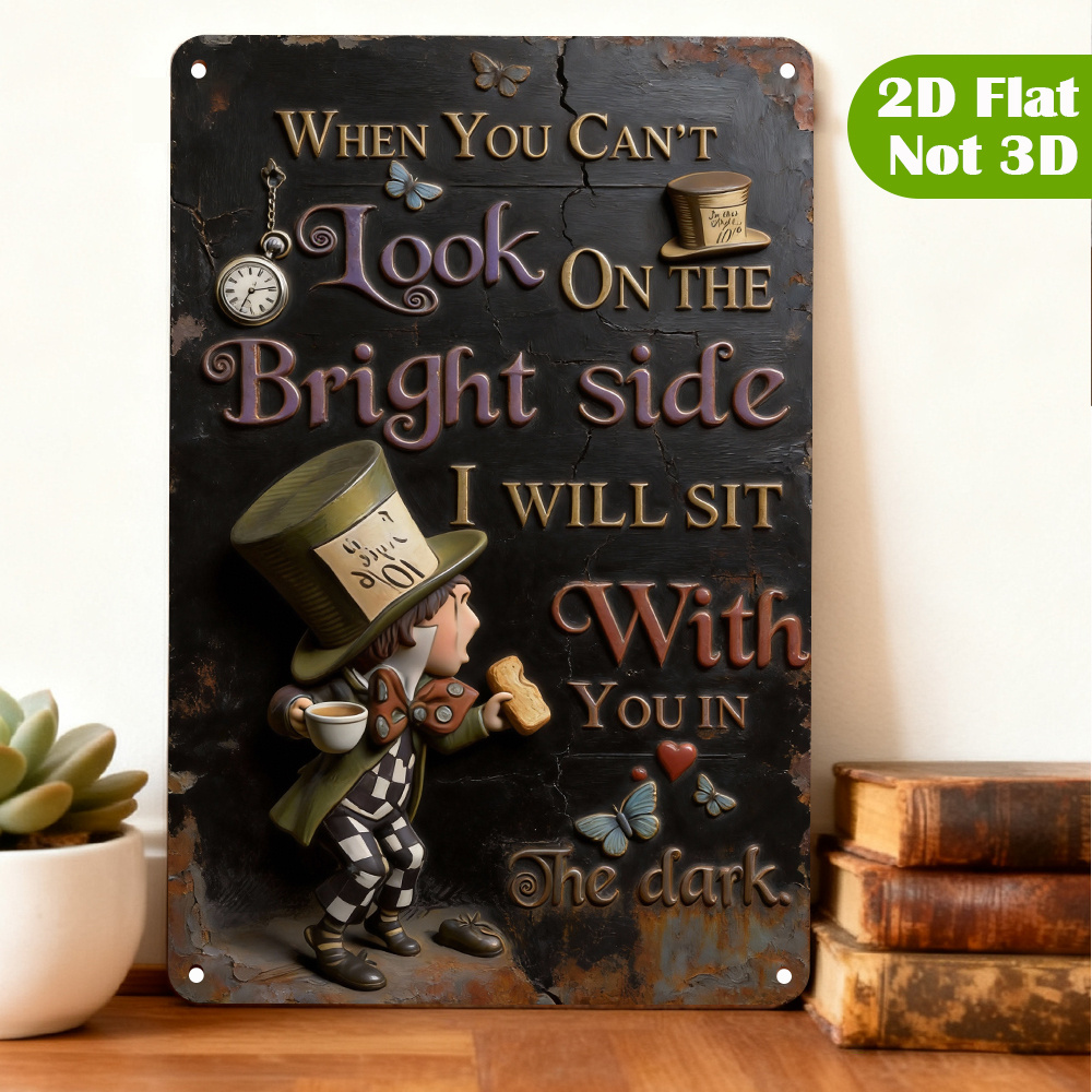 Metalowa tabliczka z cytatem z – Lighting Decor Ideas recenzja i cena